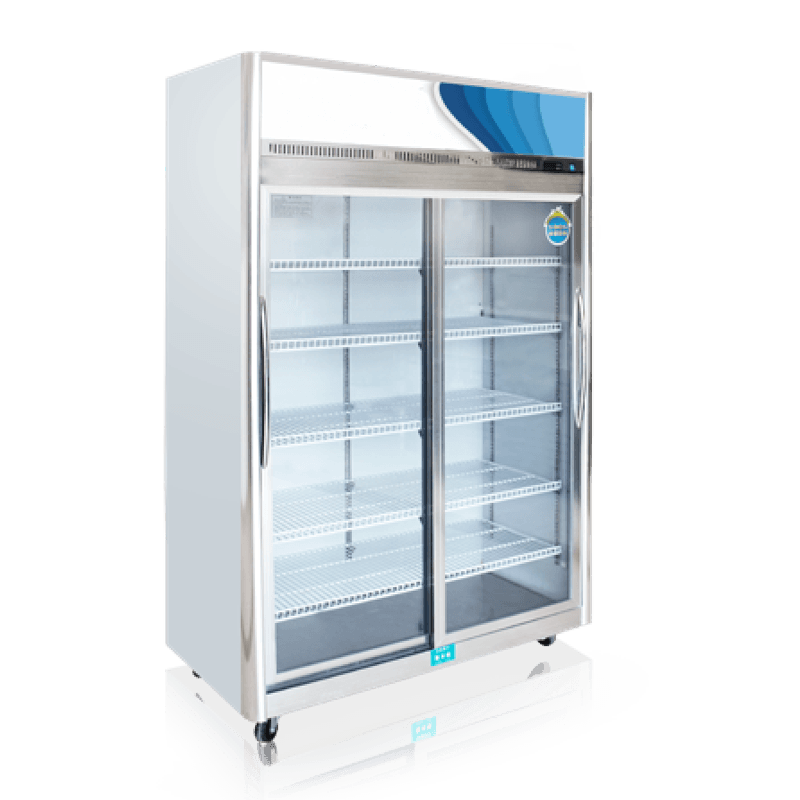 Jenis Freezer Paparan Rose-Gold C